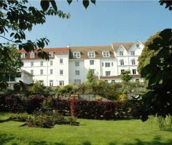 Before the fire at St Michael's Hospice in St Leonards.