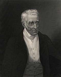 Arthur Wellesley, Duke of Wellington and Freemason Engraved portrait of the Duke of Wellington
