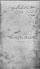flyleaf of Ashmole's diary