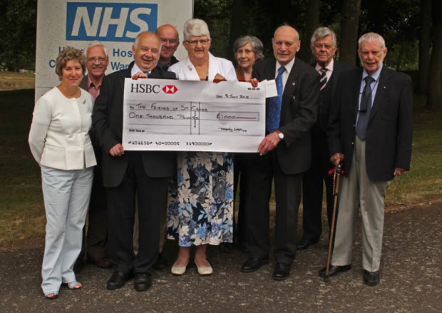 rustees of the Friends of St Cross with members from Rokeby Lodge 4118
