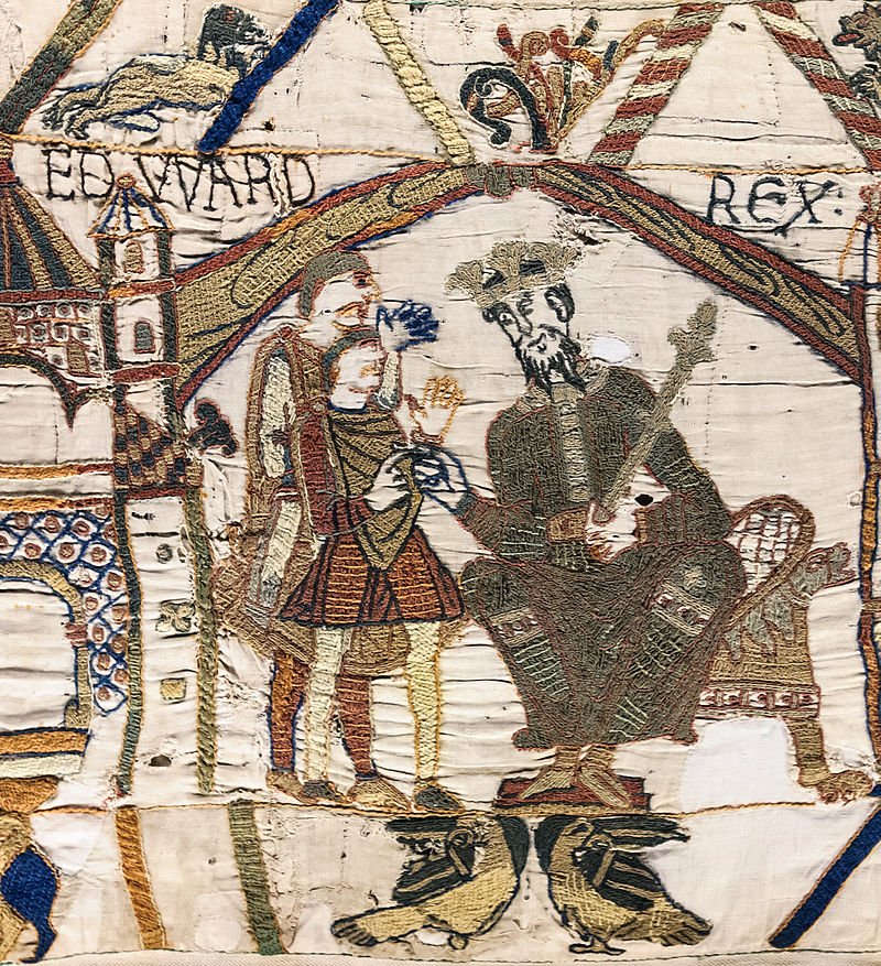 800px Bayeux Tapestry scene1 EDWARD REX eda03480e0cd9b93489a024d2aaf240084f43db7