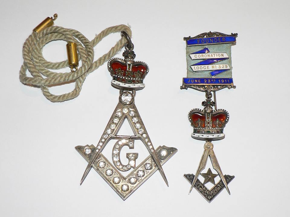 Jewels of Coronation Lodge No 329.