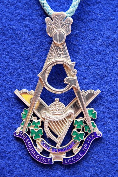 Easter Murder in Lahore, Pakistan. Past Master's Jewel of The Emeralde Isle Lodge No XIX.