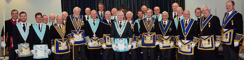Longridge Lodge members are joined by their distinguished guests. Lancaster-Longridge-has-a-lot-to-celebrate-Pic-5 V2