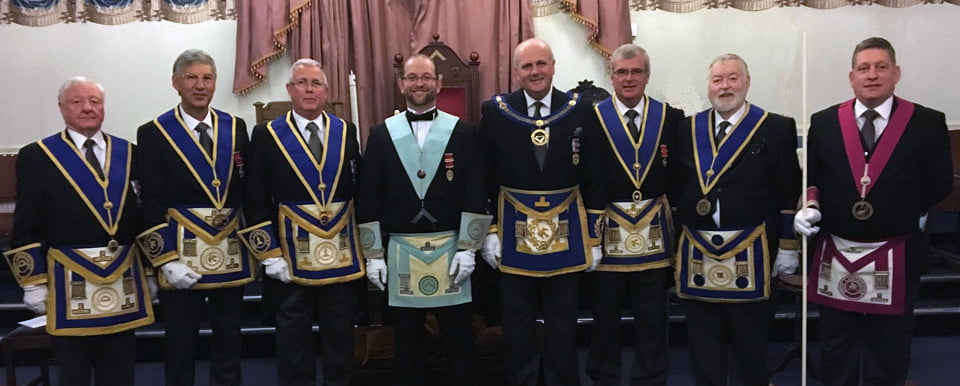 Pictured from left to right, are: Terry Turley, Michael Cowsley, Geoffrey Porter, Craig Lyon, David Winder, John Selley, Alan Ireland and Howard Morris. 