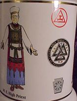 A Beautiful Stein was made to commemorate the 200th Anniversary (1795-1995) of Grand Holy Royal Arch Chapter of PA