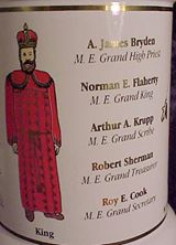 A Beautiful Stein was made to commemorate the 200th Anniversary (1795-1995) of Grand Holy Royal Arch Chapter of PA