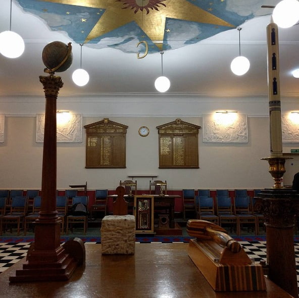 View from the JW's chair at Caversham Lodge 3831, England.
