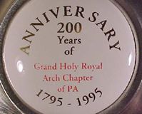 A Beautiful Stein was made to commemorate the 200th Anniversary (1795-1995) of Grand Holy Royal Arch Chapter of PA