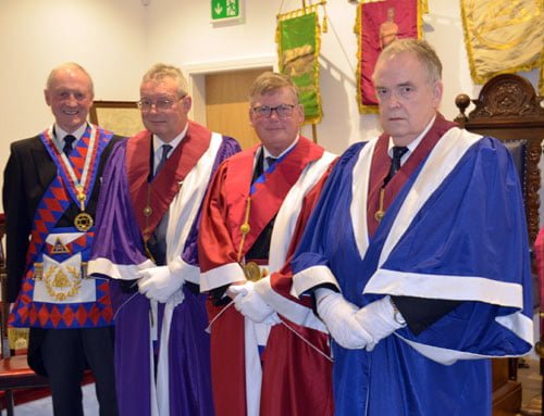 Pictured from left to right, are: Barry Jameson, Peter Stockton, Denis Tierney and Mike Sincup.