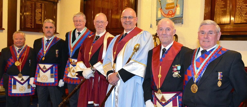Pictured from left to right, are: Alan Yates, Andy Barton, Frank Davies, Jim Cartledge, Paul Rigby, Charles Carr and Peter Blease.