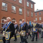 In honour of the Queen's 90th Birthday, Bolton District Freemasons paraded to the local parish church 13413149 1232534770090777 3058638155546411631 n