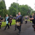 In honour of the Queen's 90th Birthday, Bolton District Freemasons paraded to the local parish church 13413638 1232535360090718 5170701063945516829 n