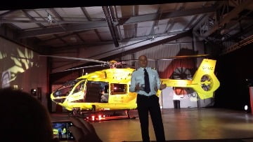 Yorkshire Air Ambulance – New Helicopter Unveiling | Masonic Province of Yorkshire, West Riding » Charity News