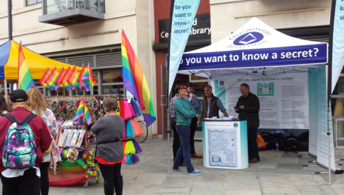 Provincial Display Equipment at Oxford Pride 2016 - Oxfordshire Provincial Grand Lodge