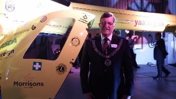 Yorkshire Air Ambulance – New Helicopter Unveiling | Masonic Province of Yorkshire, West Riding » Charity News