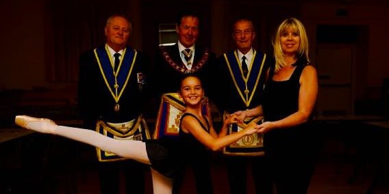 Freemasons add support to ballet hopeful