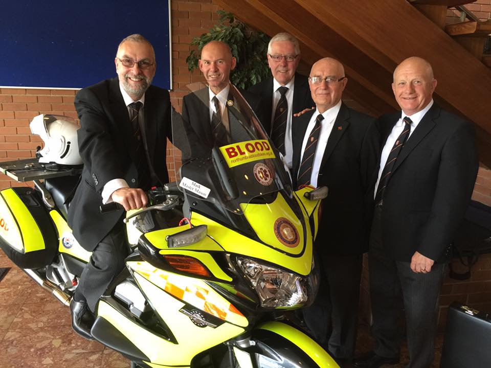 PGM & DepPGM with other Northumberland Mark colleagues — with Gordon Craigs and Stuart Cairns at The Lancastrian Suite.