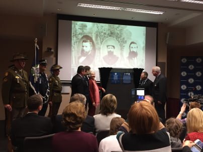 The Dedication of a Police Memorial