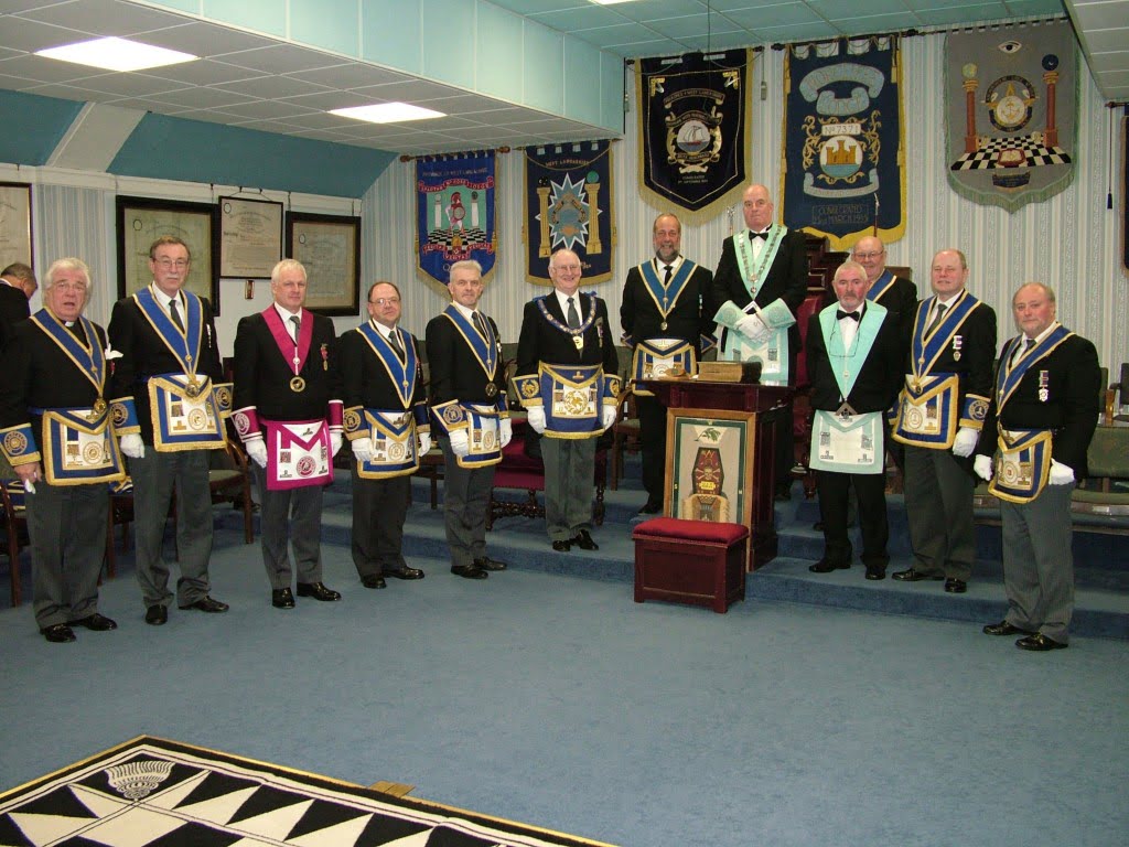 Ray with the grand and acting provincial officers present
