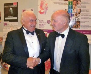 Richard Wilcock (left) and Rowly Saunders.