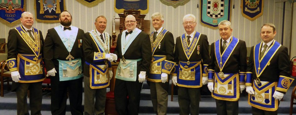 Pictured from left to right, are: Duncan Smith, Mark Mallinson, Arthur Cartain, Joe O&rsquo;Brien, Ian Ward, Keith Jackson, Alex Tomlinson and Gary Baxter.