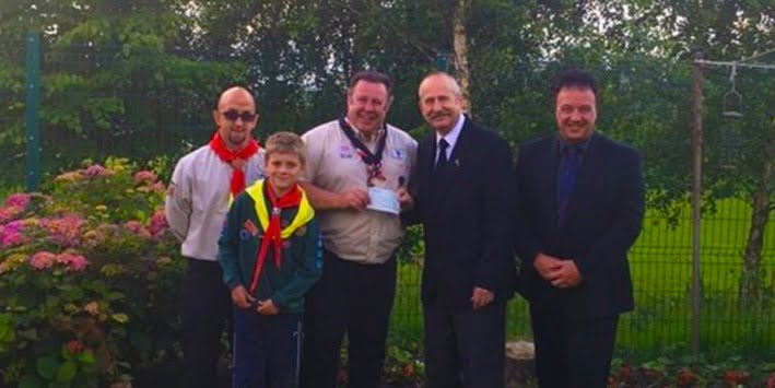 Dukinfield Lodges support Scouts