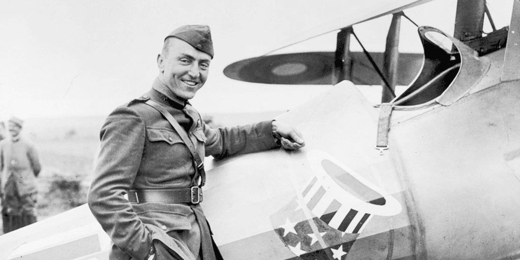 Eddie Rickenbacker   Freemason, successful race car driver, fighter pilot, airline executive, wartime advisor, and elder statesman