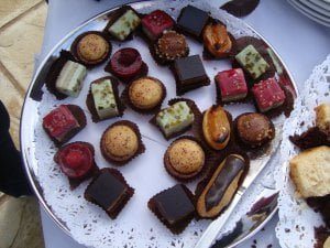A-plate-full-of-cookies-after-scones,-strawberry-jam-and-lashings-of-cream