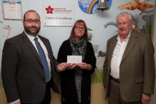 Freemasons Amadeus Lodge donates £500 to Parents Association of Children with Tumours and Leukaemia