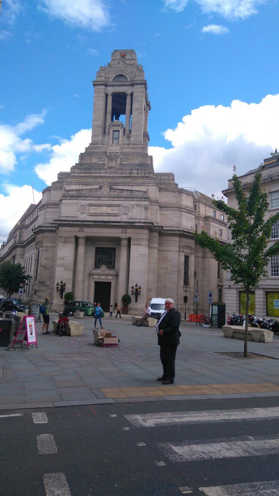 Front Elevation of the New Masonic Peace Memorial.