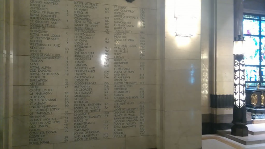 Listing of Key-Stone Lodges and Individual Doners.