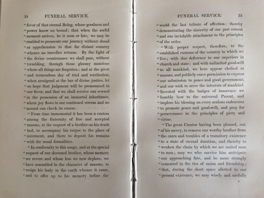 Pages 7-8 from The Funeral Service.