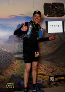 Chris at the Finish of the Wall
