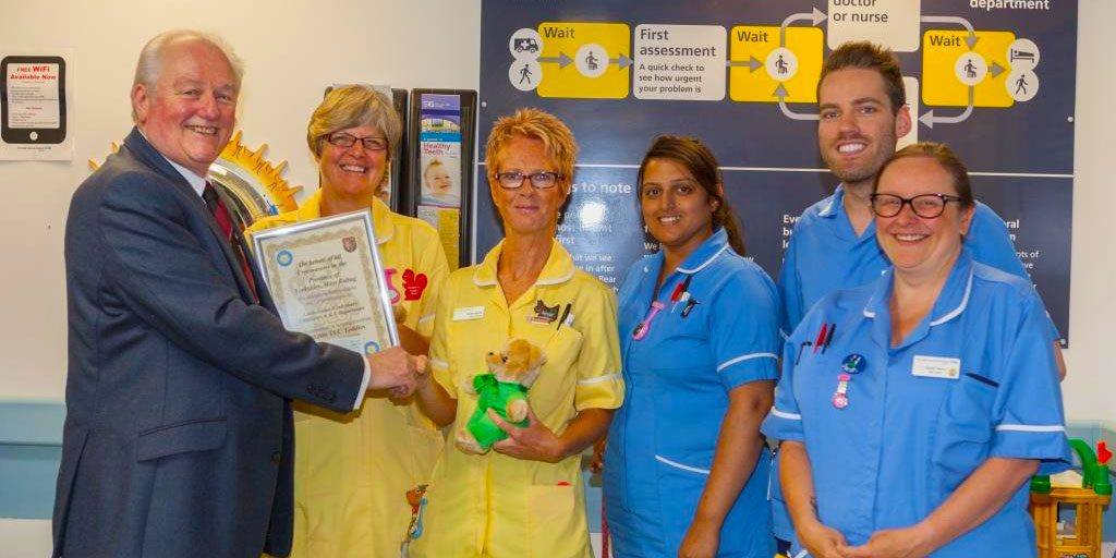 Freemasons make £1,000 Donation to Leeds Paediatric A&E Department freemasons-teddies-bring-loving-care-and-a-1000-donation