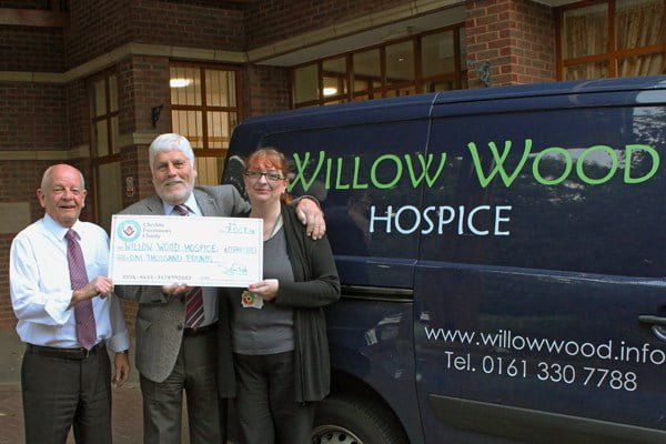 Colin Ross with John Fellows and Matron Karen Vallantine