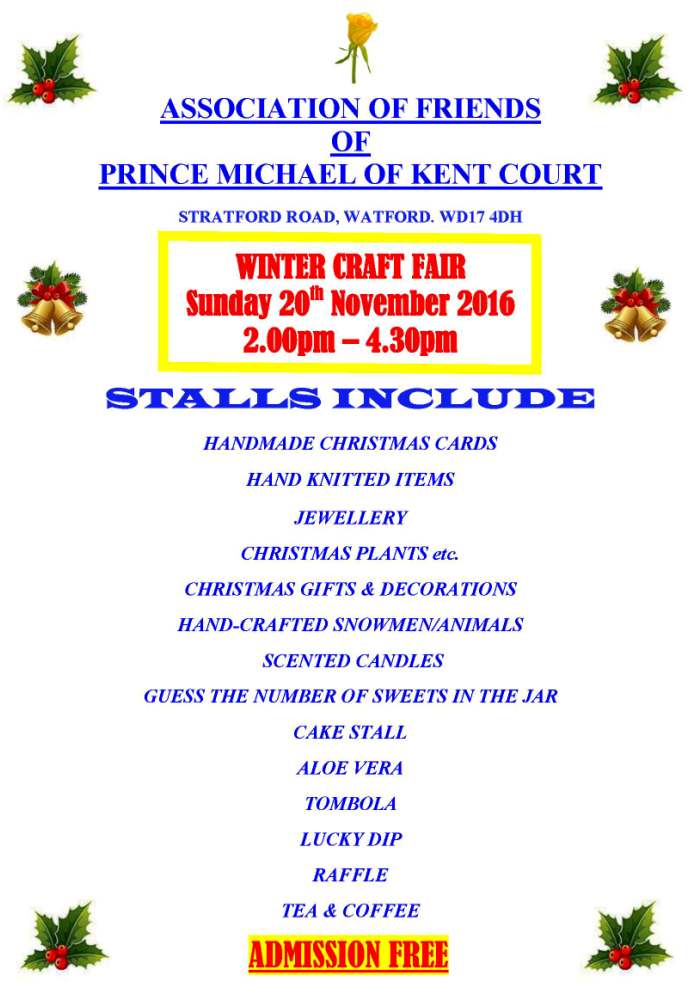 PMK Court Winter Craft Fair 20.11.16 4ff2a69bb11c2a382ce5687b513be7a8b313c847