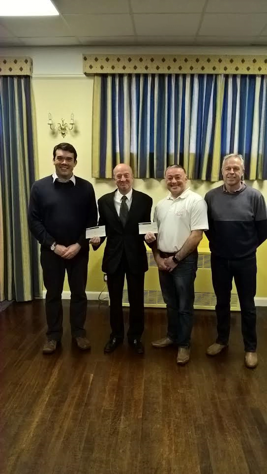 Freemasons of Daedalus Lodge donate to Sleaford Training Band & Hollies Animal Re-Homing Trust