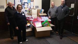 Freemasons raised £8,000 for Christmas Toys Donated to Local Children Freemasons raised £8,000 for Christmas Toys Donated to Local Children