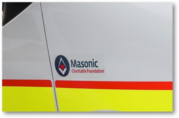 Freemasons donate £50,000 Ambulance for British Red Cross at Taunton