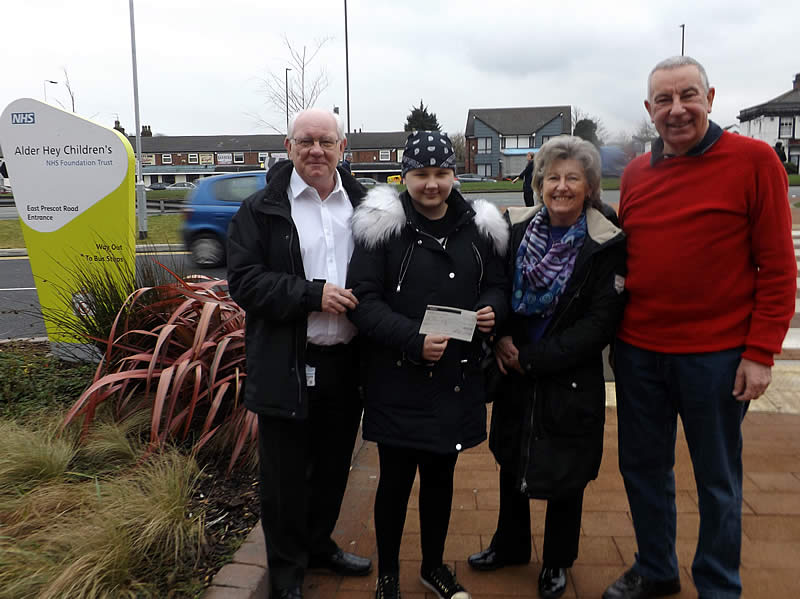 Freemasons of Brigantes Lodge supporting Alder Hey Children's Hosptial