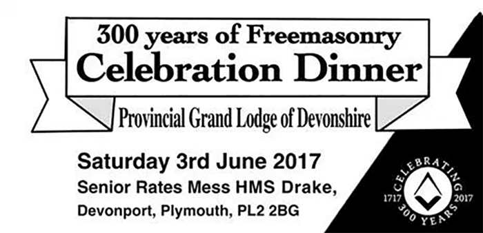 T300 HMS Drake Tercentenary Dinner