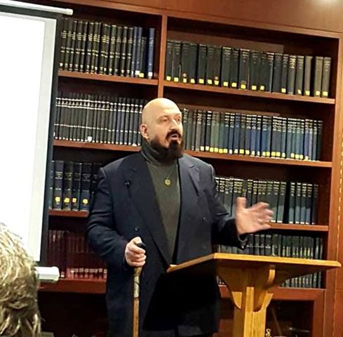 Ari Roussimoff gives talk on newest Masonic painting Ari Roussimoff gives talk on newest Masonic painting