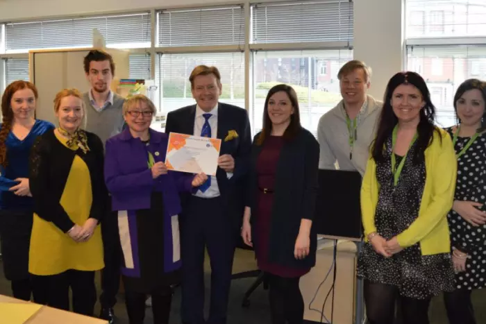 Freemasons £30,000 grant for Huntington’s Disease care provision