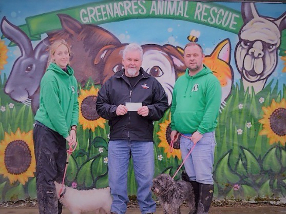 Freemasons donate to Greenacres Animal Rescue
