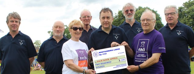 Diss and Watton Freemasons support hospice appeal