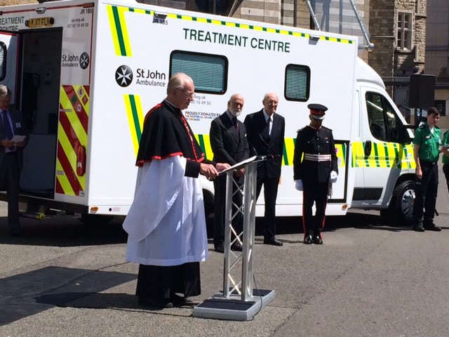 Mark Freemasons donate two Ambulances to St John Ambulance Gloucestershire