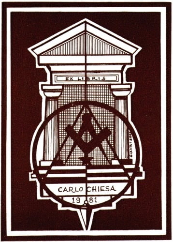 A Collection of Masonic Bookplates or Ex-Libris by Brother Jens Rusch