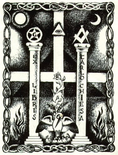 A Collection of Masonic Bookplates or Ex-Libris by Brother Jens Rusch