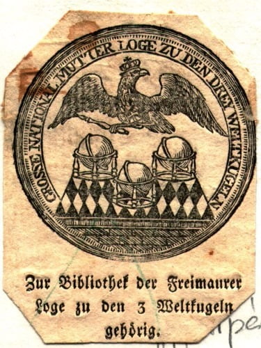 A Collection of Masonic Bookplates or Ex-Libris by Brother Jens Rusch